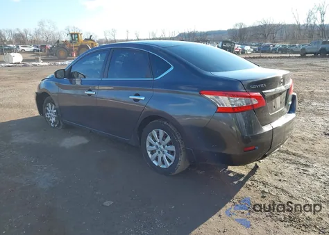 2014 Nissan Sentra Sv from USA, damaged, VIN 3N1AB7AP4EL677780
